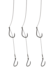 VisiLess® LiveBait 1+1Hook PRO Set 3 ks | 6,5 kg, 40 cm
