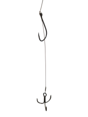 VisiLess® LiveBait 1+3 Hook PRO Series (4,2 kg, 40 cm)