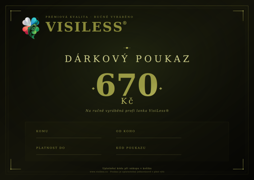 Dárkový Poukaz v hodnotě 670,- Kč