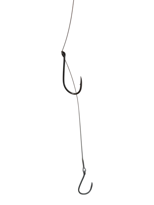 VisiLess® LiveBait 1+1 Hook PRO Series (9,6 kg, 40 cm)