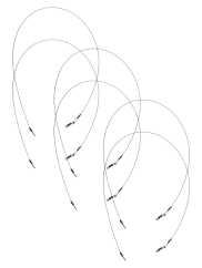 VisiLess® Spinning PRO Set 6 ks | 9,6 kg, 40 cm
