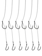 VisiLess® LiveBait 1+1Hook PRO Set 6 ks | 9,6 kg, 25 cm