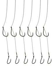 VisiLess® LiveBait 1+1Hook PRO Set 6 ks | 6,5 kg, 40 cm